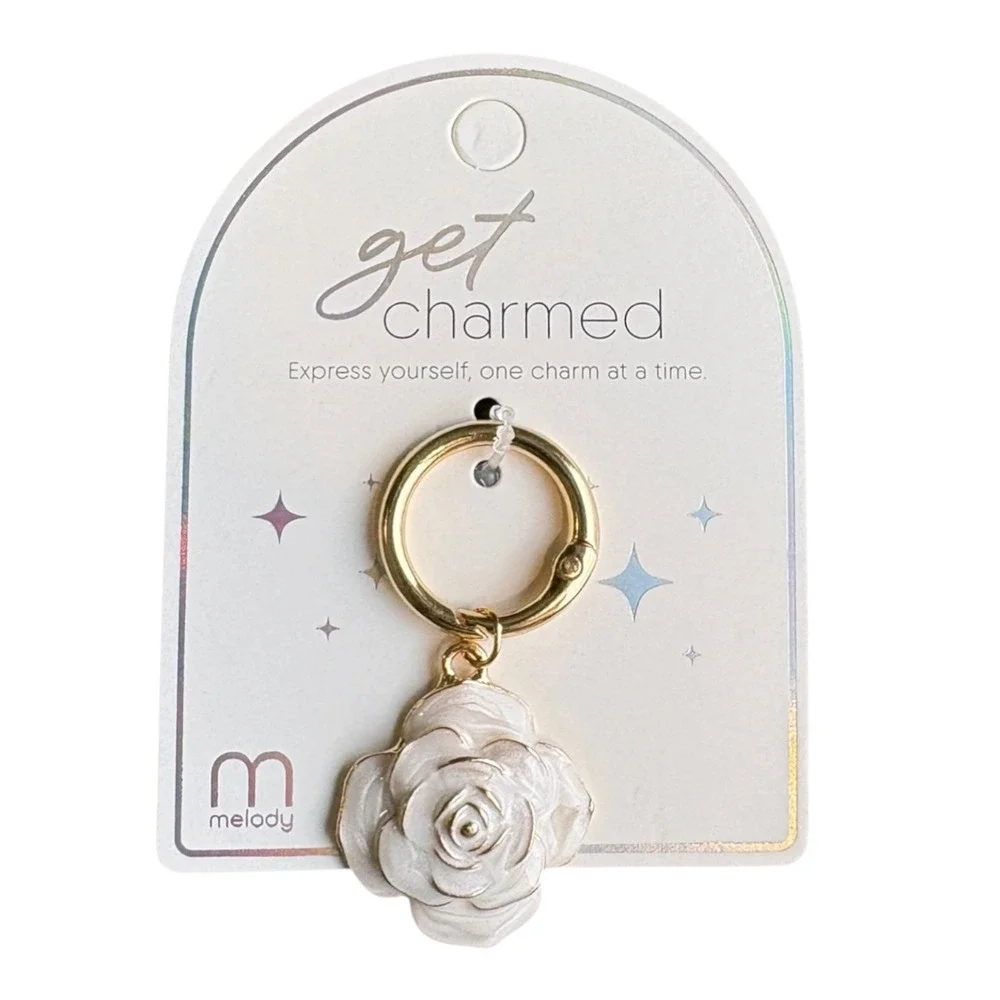 Melody Key Chain Women's Cream White 2.25